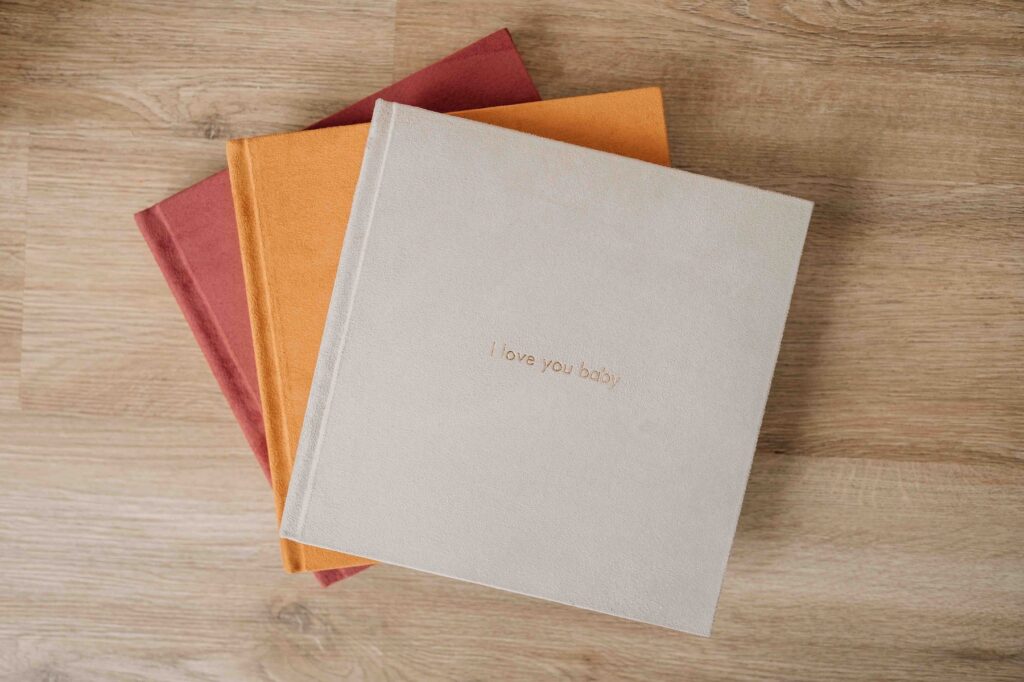Photo albums of in-home photography sessions in South Carolina | Oh Mama Photography
