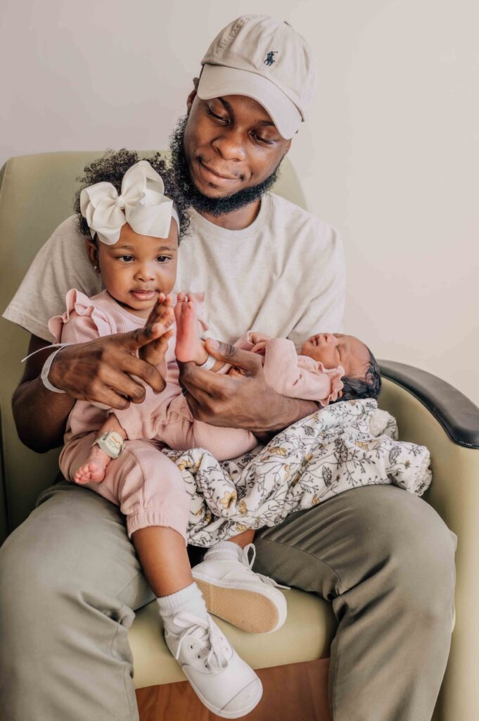 Newborn Pictures in the hospital