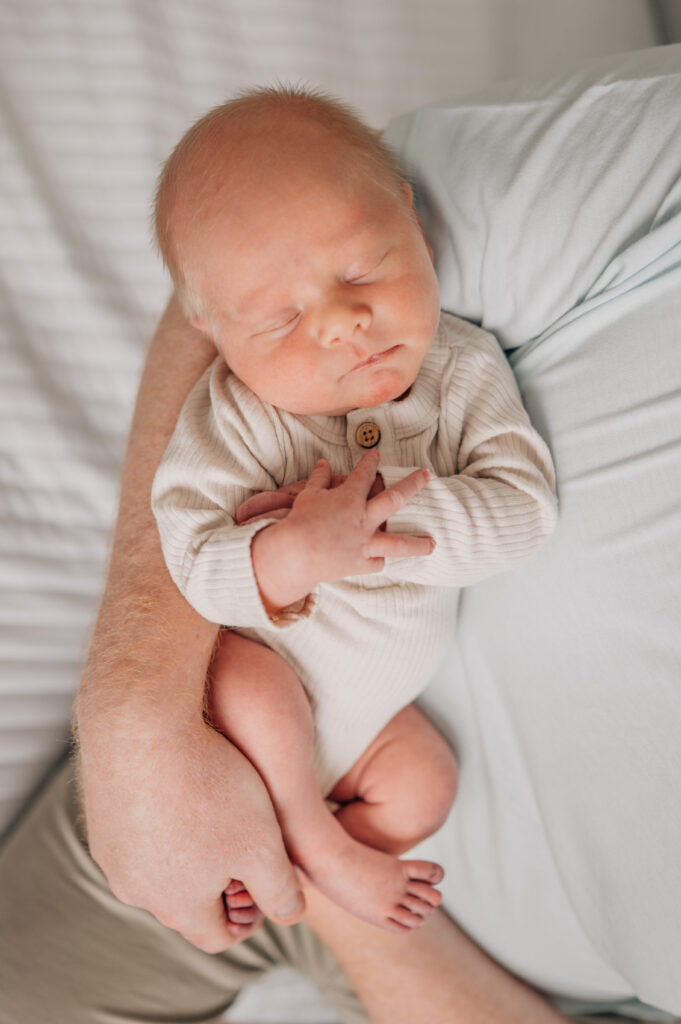 Baby photoshoot at home