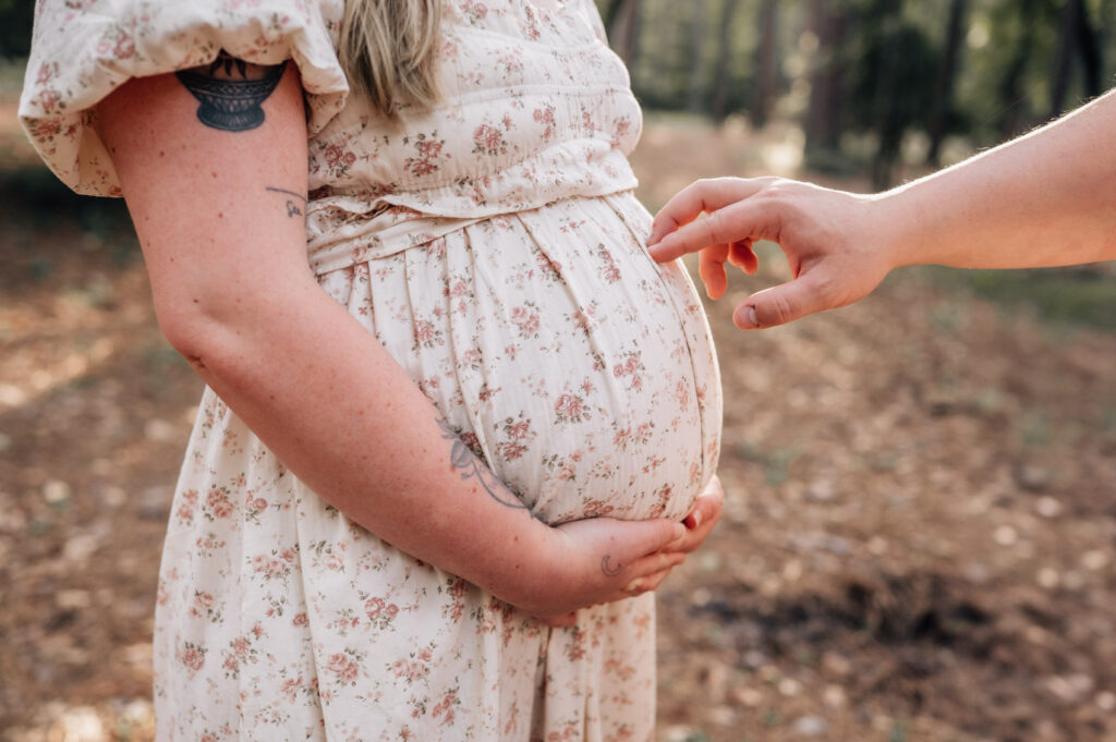 Outdoor maternity session in Sesquicentennial State Park