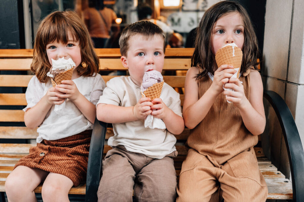Fun family photo session downtown Columbia