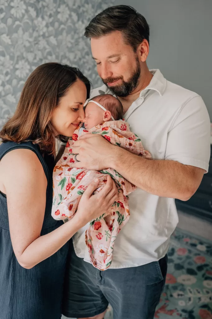 newborn photos at home