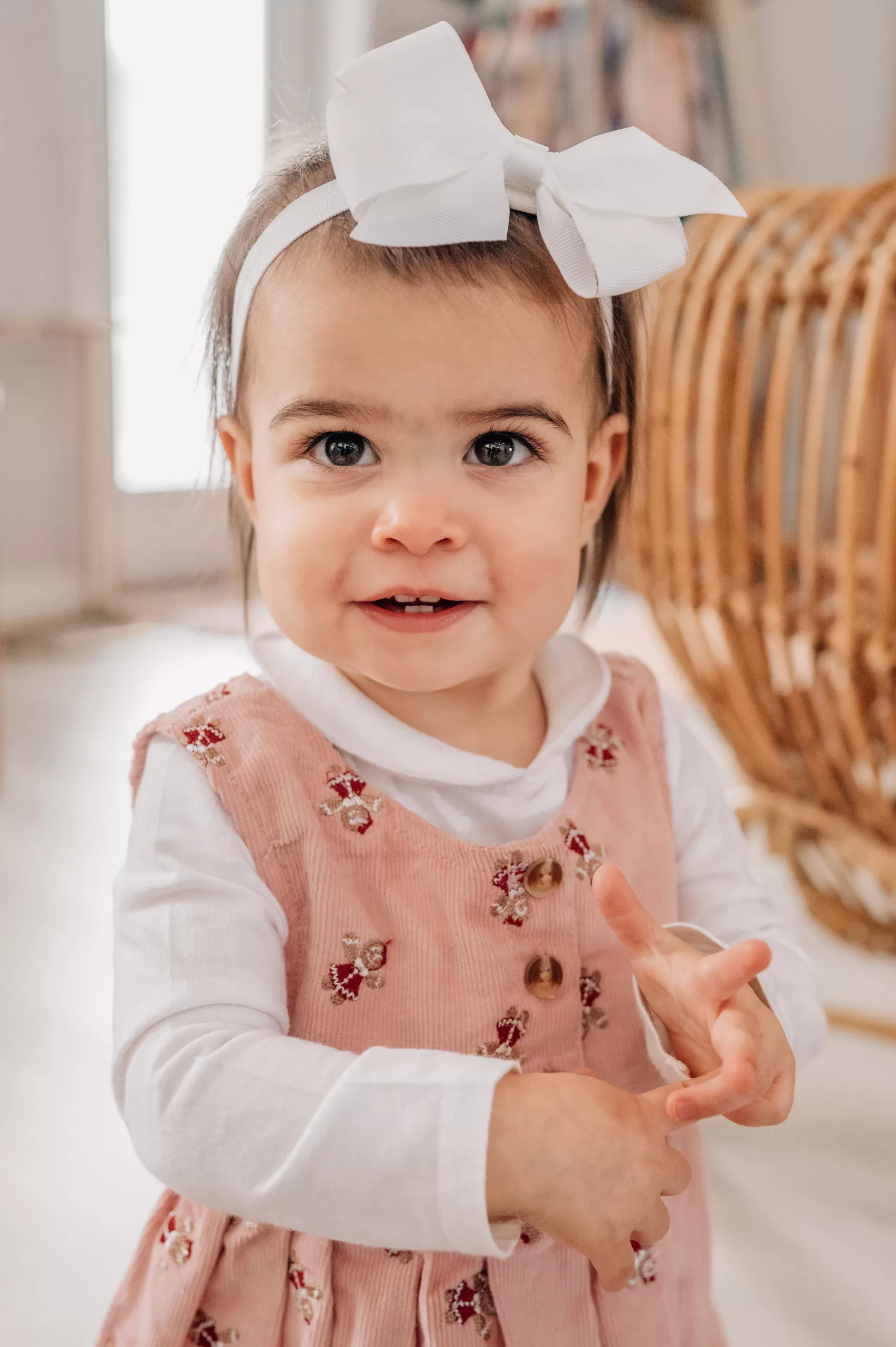 2 year old girl during studio mini session in Lexington SC