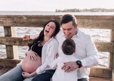 The Freeman Family – Maternity session – Lake Murray