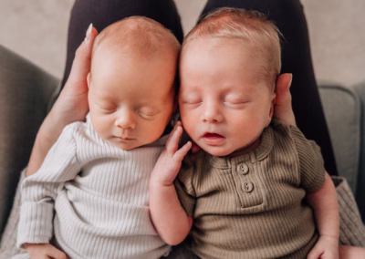 Baby Landon and Baby Layna – Newborn session